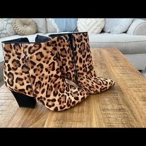 Leopard booties